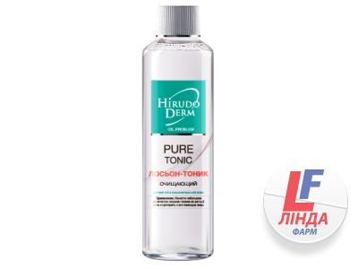 Лосьон-тоник Hirudo Derm Oil Problem (Гирудо Дерм Оил Проблем) Pure Tonic (Пюр Тоник) очищающий 180мл-0