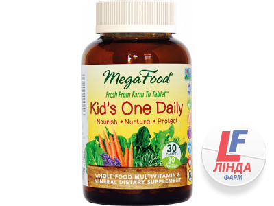 MegaFood Мультивитамины для детей и подростков таблетки №30-0