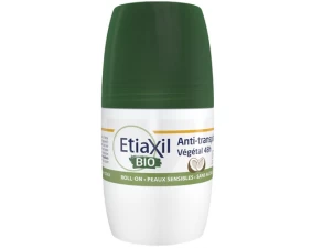 Фото - Дезодорант-антиперспирант Etiaxil Bio Vegetal Protection 48H от умеренного потоотделения, с ароматом кокоса, шариковый, 50 мл