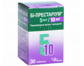 Фото - Бі-престаріум 5 мг/10 мг таблетки по 5 мг/10 мг №30 у конт.