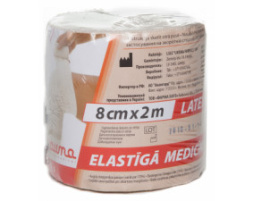 Фото - Бинт Lauma (Лаума) эластичный медицинский модель 2 Latex Free размер 8см*2м