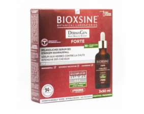 Фото - Сыворотка Bioxsine DermaGen Forte против интенсивного выпадения волос всех типов, 3 флакона по 50 мл