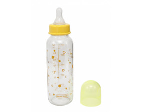 Фото - Бутылочка для кормления детская BABY TEAM (Беби Тим) артикул 1211 стеклянная с 0 месяцев 250 мл