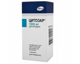 Фото - Цитозар ліофілізат для р-ну д/ін. по 1000 мг №1 у флак.