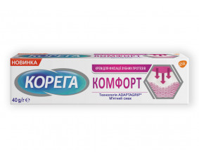 Фото - Corega (Корега) Комфорт Крем для фиксации зубных протезов 40г