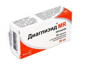 Фото - Діаглізид MR таблетки з модиф. вивіл. по 30 мг №60 (10х6)