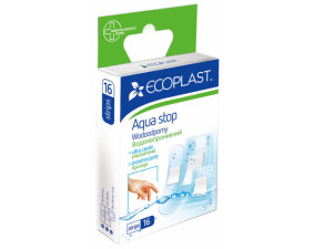 Фото - Ecoplast (Экопласт) Пластырь медицинский набор Аква стоп водонепроницаемый 16шт