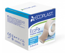 Фото - Ecoplast (Экопласт) Пластырь медицинский тканый ЭкоФикс 5см*5м