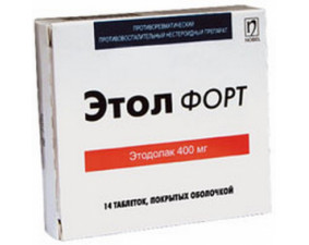 Фото - Етол форт таблетки, в/о по 400 мг №14