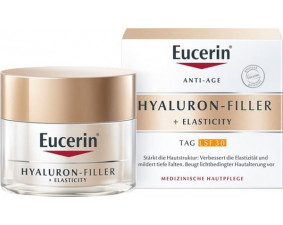 Фото - Крем денний Eucerin 83568 Hyaluron-Filler+Elasticity для біоревіталізації і підвищення пружності шкіри, SPF30, 50мл