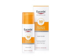 Фото - Eucerin (Эуцерин) Sun Pigment Control Пигмент Контрол Солнцезащитный флюид для лица против гиперпигментации SPF50+ 50мл