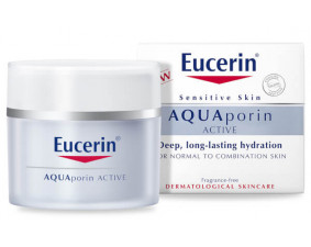 Фото - Eucerin (Эуцерин) AQUAporin Active АКВАпорин Актив Крем интенсивное увлажнение для нормальной и комбиированной кожи 50мл
