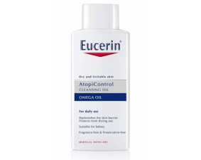 Фото - Eucerin (Эуцерин) AtopiControl АтопиКонтроль Очищающая масло для атопичной кожи тела 400мл