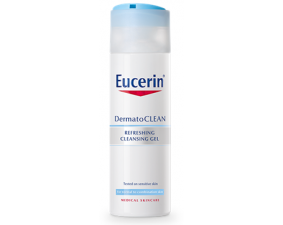 Фото - Eucerin (Эуцерин) DermatoCLEAN Мягкий очищающий гель для умывания для нормальной и комбинированной кожи 200мл
