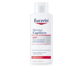 Фото - Eucerin (Эуцерин) DermoCapillaire ДермоКапиляр Мягкий шампунь pH5 для чувствительной кожи головы 250мл