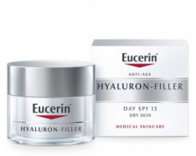 Фото - Eucerin (Эуцерин) Hyaluron-Filler Гиалурон-Филлер Дневной крем против морщин для сухой кожи SPF15  50мл