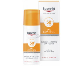 Фото - Eucerin (Эуцерин) Sun Oil Control Ойл Контрол Солнцезащитный гель-крем для лица с матирующим эффектом для жирной и склонной к акне кожи лица SPF50+ 50мл
