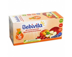 Фото - Фиточай Bebivita (Бебивита) фруктовый витаминный 1.5г №20