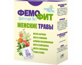 Фото - Organic Herbs Фиточай Фемофит №1 фильтр-пакеты 1,5г №20