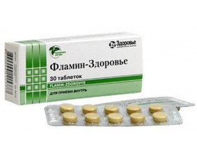 Фото - Фламін-Здоров'я таблетки по 50 мг №30 (10х3)