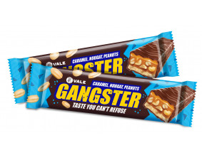 Фото - Gangster (Гангстер) Батончик с арахисом и нугой 50г