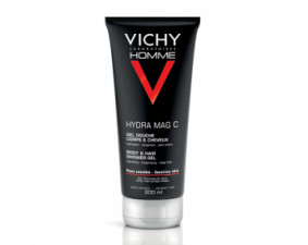Фото - Vichy Homme (Виши Ом) Hydra Mag C+ Гель тонизирующий увлажняющий для душа, тела и волос 200мл
