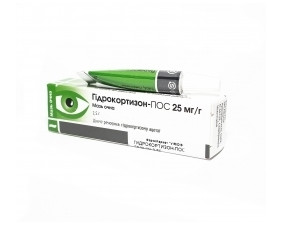 Фото - Гідрокортизон-ПОС мазь оч. 25 мг/г по 2.5 г у тубах