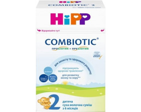 Фото - Сухая молочная смесь HiPP Combiotic 2, с 6 месяцев, 500 г