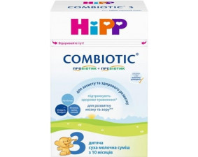 Фото - Сухая молочная смесь HiPP Combiotic 3, от 10 месяцев, 500 г