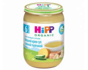 Фото - Суп Овощной HIPP (Хипп) с нежной телятиной  с 6 месяцев 190г