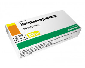 Фото - Ізоніазид-Дарниця таблетки по 300 мг №50 (10х5)
