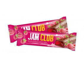 Фото - Jam Club (Джем Клаб)  Батончик желейный со вкусом малины глазированный кондитерской глазурью 40г