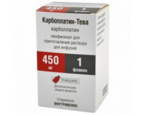 Фото - Карбоплатин-Тева концентрат для приготовления расвора для инфузий 10мг/мл флакон 45мл №1