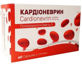 Фото - Кардіоневрин капсули по 420 мг № 60