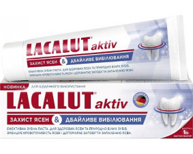 Фото - Lacalut (Лакалут) Зубная паста Вайт защита десен и бережное отбеливание 75мл