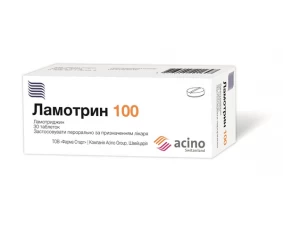 Фото - Ламотрин 100 таблетки по 100 мг №30 (10х3)