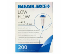 Фото - Ланцеты Haemolance Plus LOW FLOW Т420 автоматические 25G, прокол 1,4 мм, 200 штук