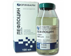 Фото - Лефлоцин розчин д/інф. 5 мг/мл по 100 мл у пляш.