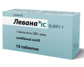 Фото - Левана IC таблетки 0,001г №10