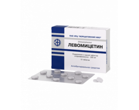 Фото - Левоміцетин таблетки по 500 мг №10