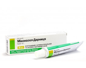 Фото - Міконазол-Дарниця крем 20 мг/г по 15 г у тубах