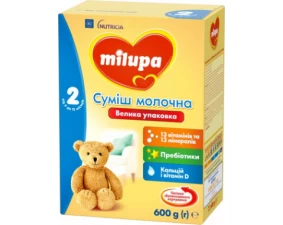Фото - Сухая молочная смесь Milupa 2 для детей от 6 до 12 месяцев, 600 г