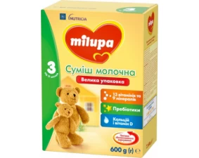 Фото - Суха молочна суміш Milupa 3 для дітей з 12 місяців, 600 г