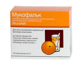 Фото - Мукофальк апельсин гранули 3.25 г/5 г по 5 г №20 (2х10) у пак. спар.