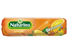 Фото - Натурино пастилки с витаминами и натуральным соком Апельсин 33,5г