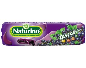 Фото - Пастилки вітамінні Naturino чорна смородина по 33.5 г в обгорт.