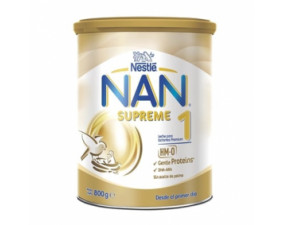 Фото - Сухая смесь NAN Supreme 1 с олигосахаридами для питания детей с рождения, 800 г