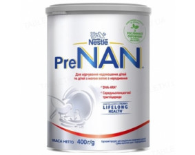 Фото - Сухая молочная смесь PreNAN для недоношенных и маловесных детей с рождения, 400 г