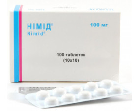 Фото - Німід таблетки по 100 мг №100 (10х10)