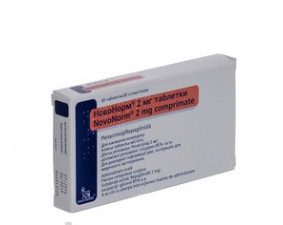 Фото - Новонорм таблетки по 2 мг №30 (15х2)